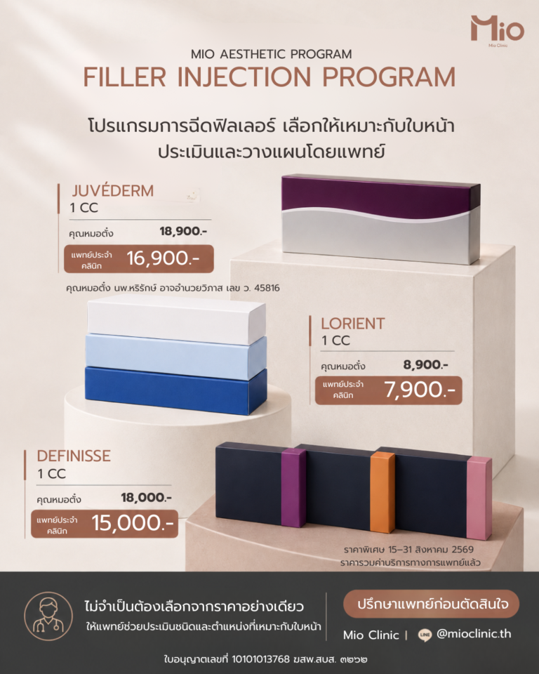 mio clinic filler injection program doctor assessment august 2026